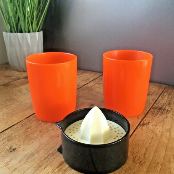 RETRO FRENCH ORANGE JUICER CITRUS PRESS SQUEEZER COCKTAIL PARTY SHAKER BAR MOFP