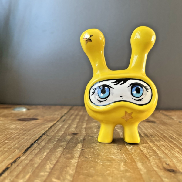 QUIRKY FRENCH ARTIST CHRIS KRAINIK VALLAURIS 2019 MINI ODOGOR CERAMIC FIGURE